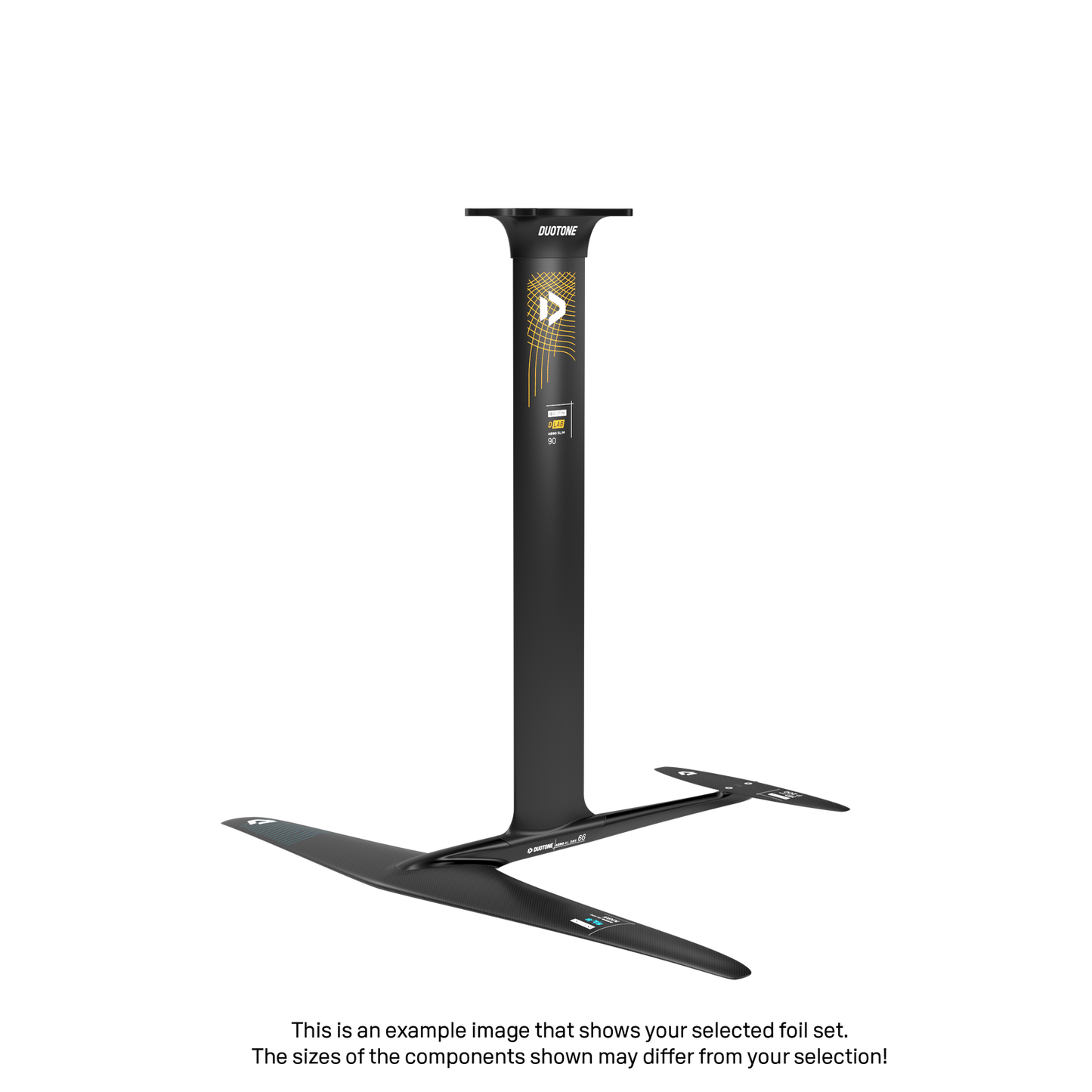 Mast-Fuselage Set Aero Slim D/LAB/AL 3BS 90/66*Wing Set Aero Glide SLS 725/165