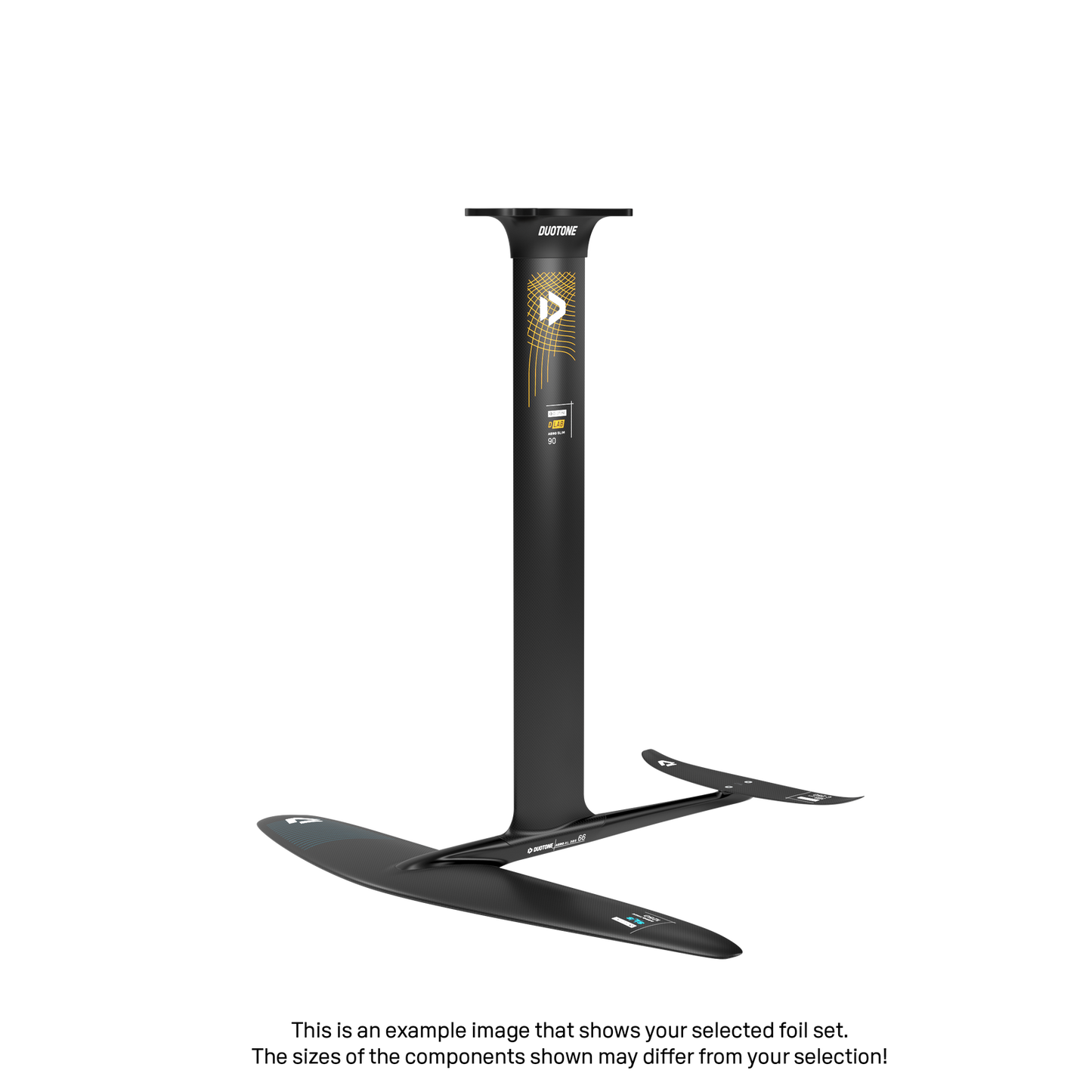 Mast-Fuselage Set Aero Slim D/LAB/AL 3BS 90/66*Wing Set Aero Free SLS 800/216