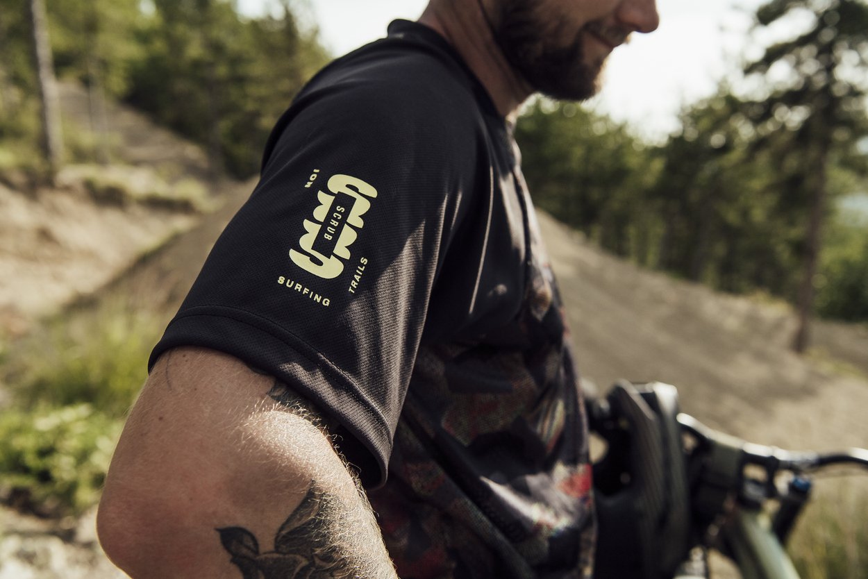 Herren MTB Jersey Kurzarm Scrub