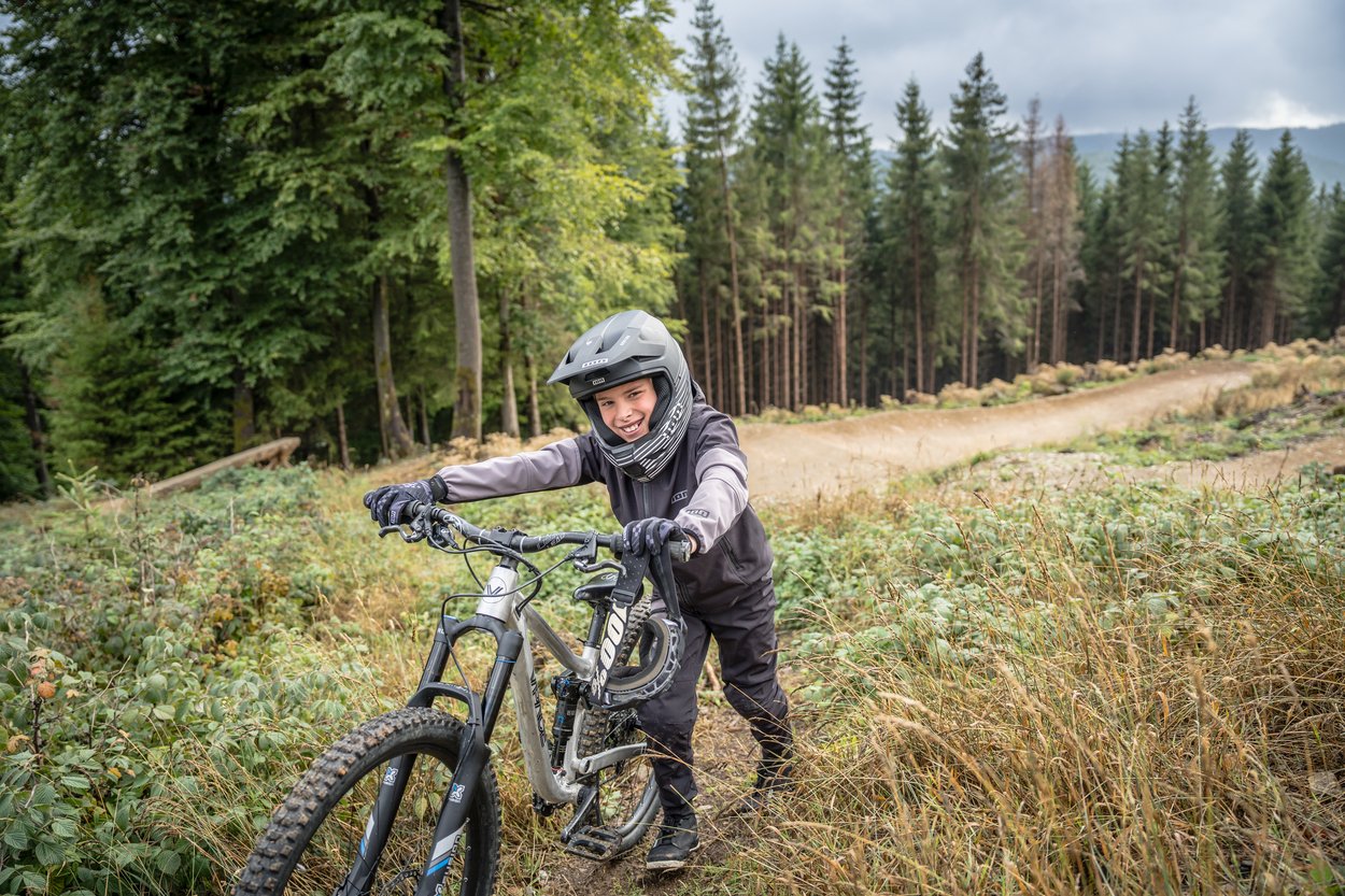 MTB Handschuhe Scrub Kinder