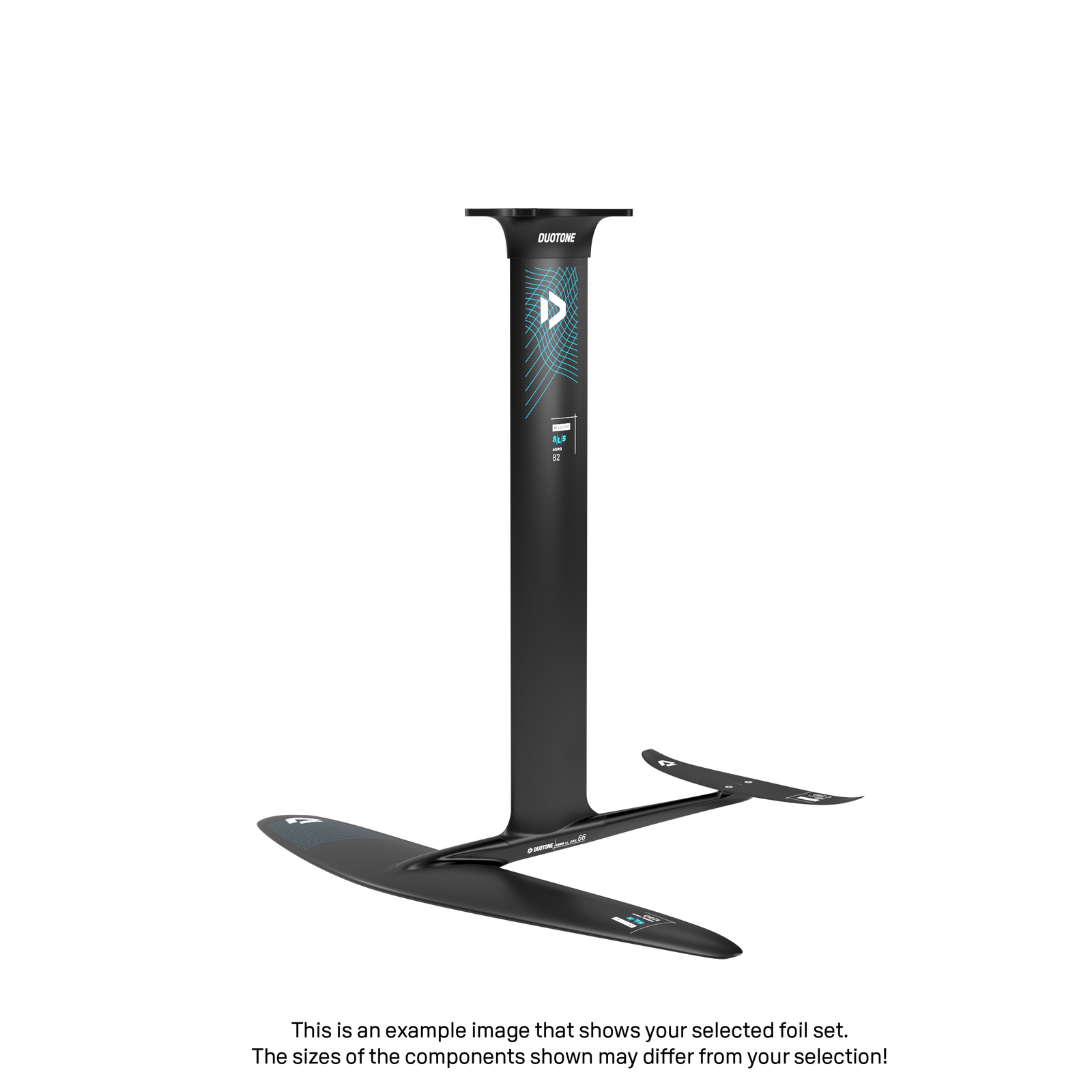 Mast-Fuselage Set Aero SLS/AL 3BS 75/66*Wing Set Aero Free SLS 1750/250