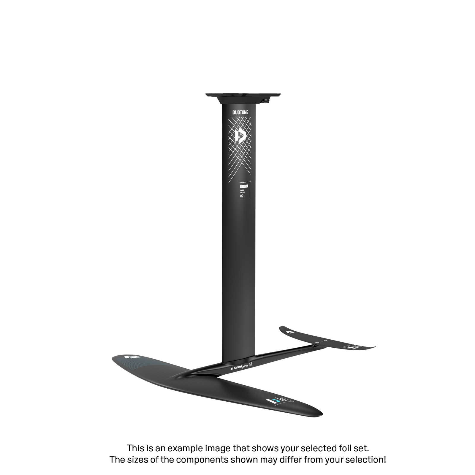 Mast-Fuselage Set Aero AL QM 75/76*Wing Set Aero Free SLS 1250/250