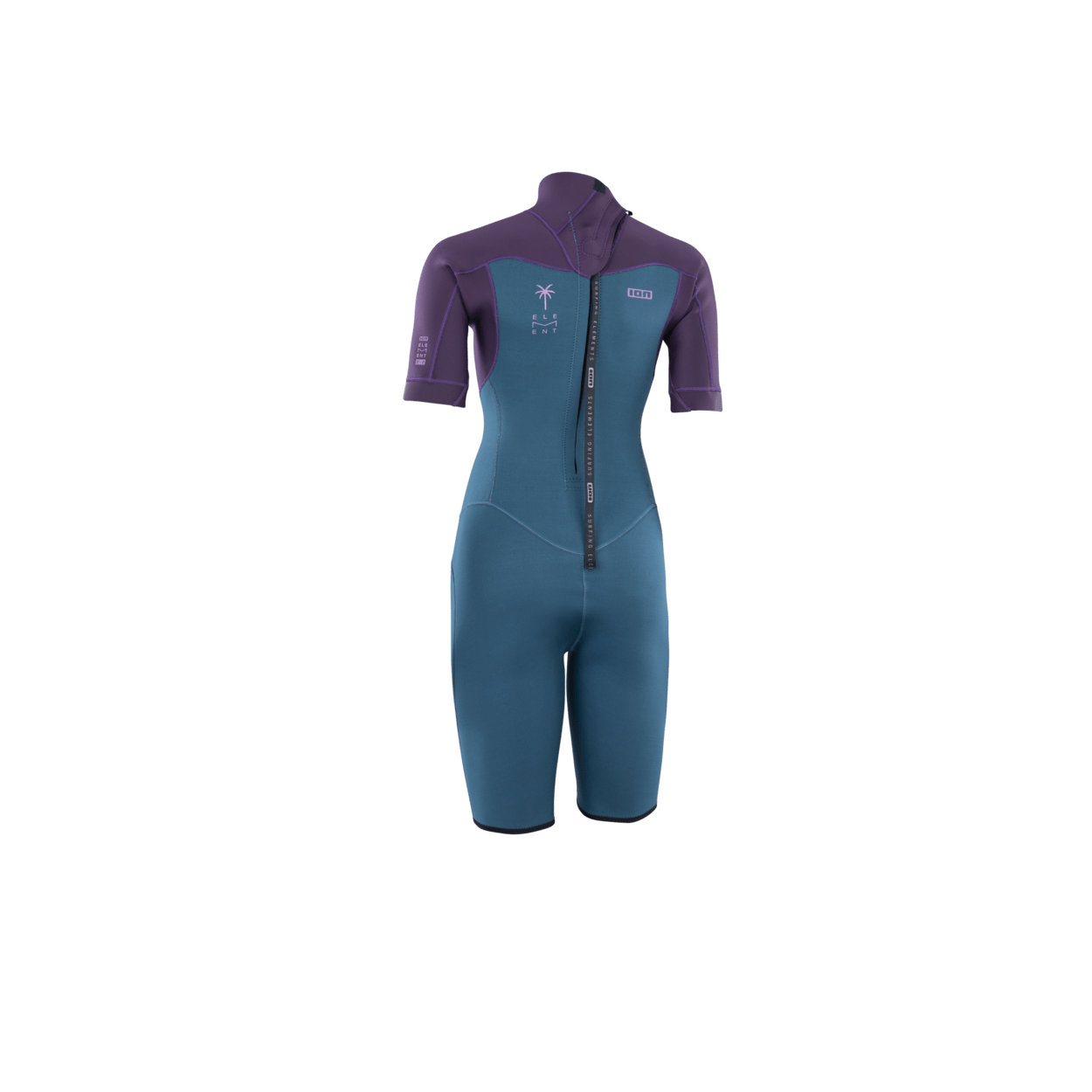 Combinaison Femme Element 2/2 Shorty manches courtes Back Zip