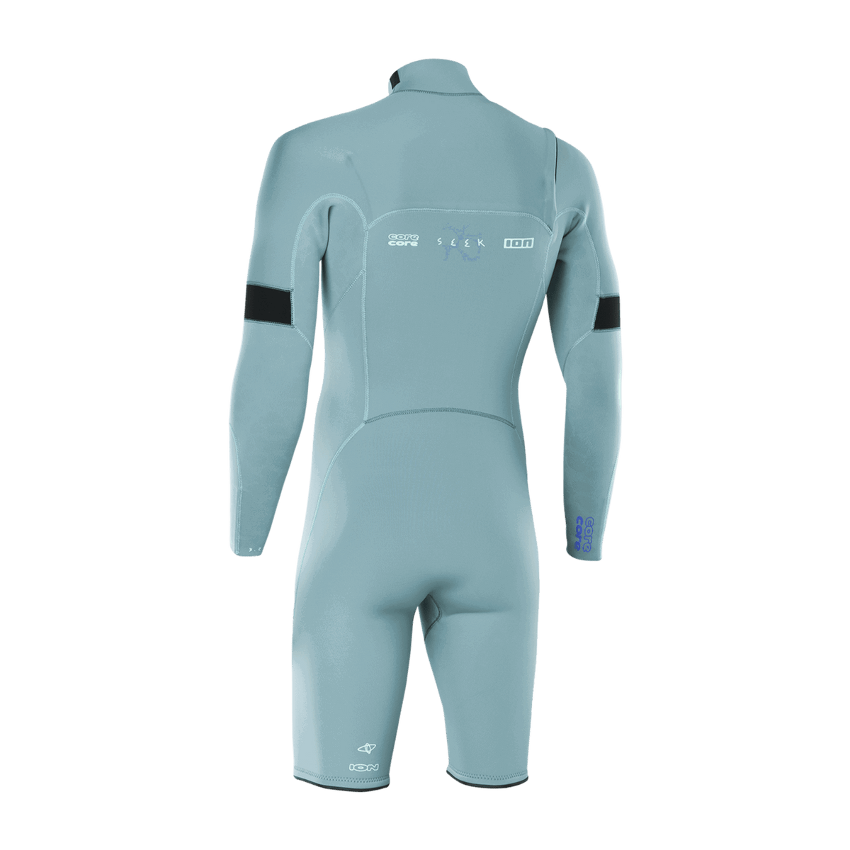 ION Seek Core 3/2 Shorty Longsleeve Front Zip Wetsuit Men 2026